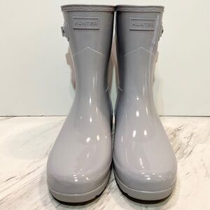 Hunter Women’s Refined Short Gloss Rain Boot 10